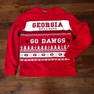 •UGLY CHRISTMAS SWEATER Georgia Bulldogs•